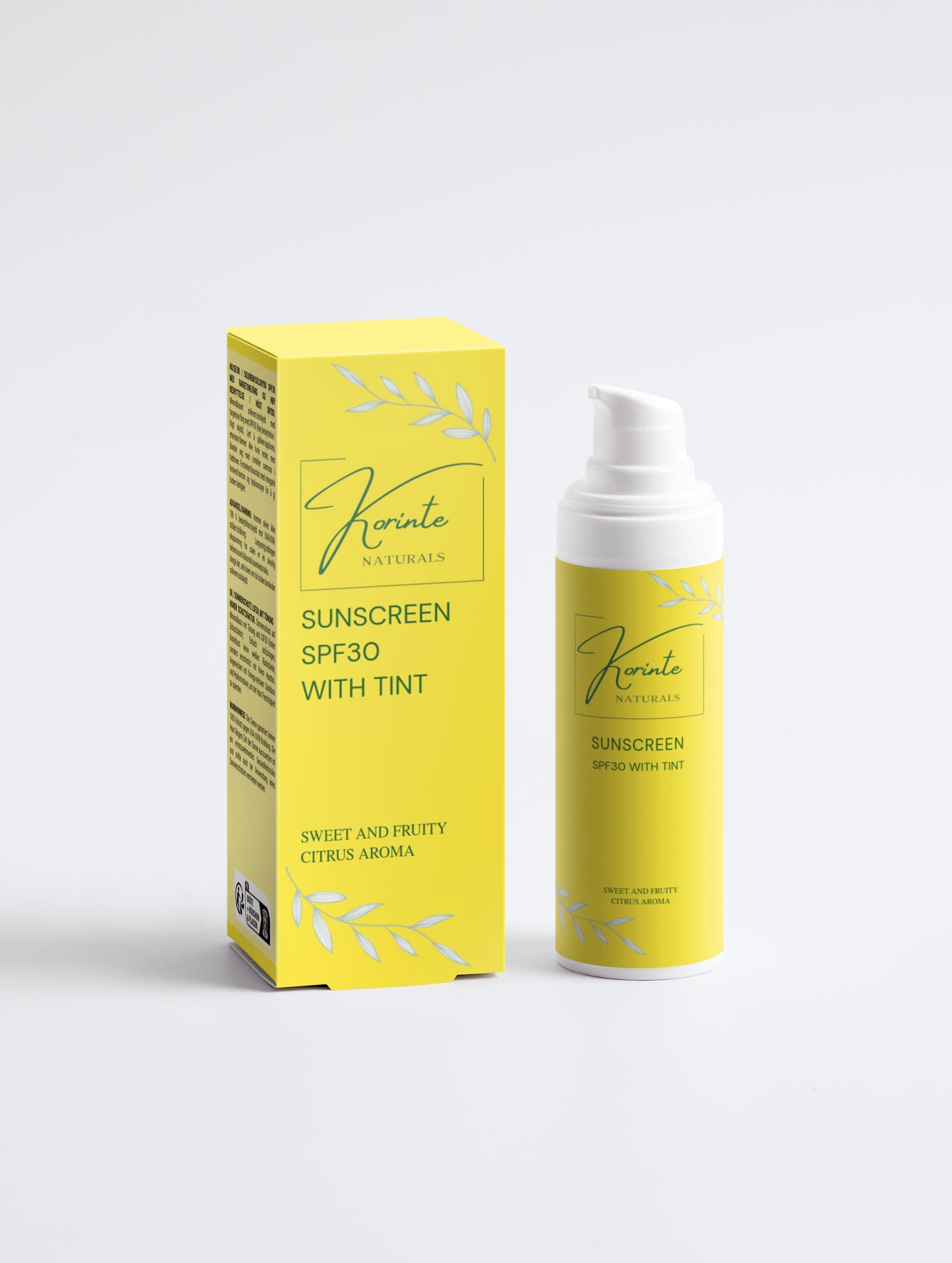 Sunscreen SPF30, with tint, 30 ml