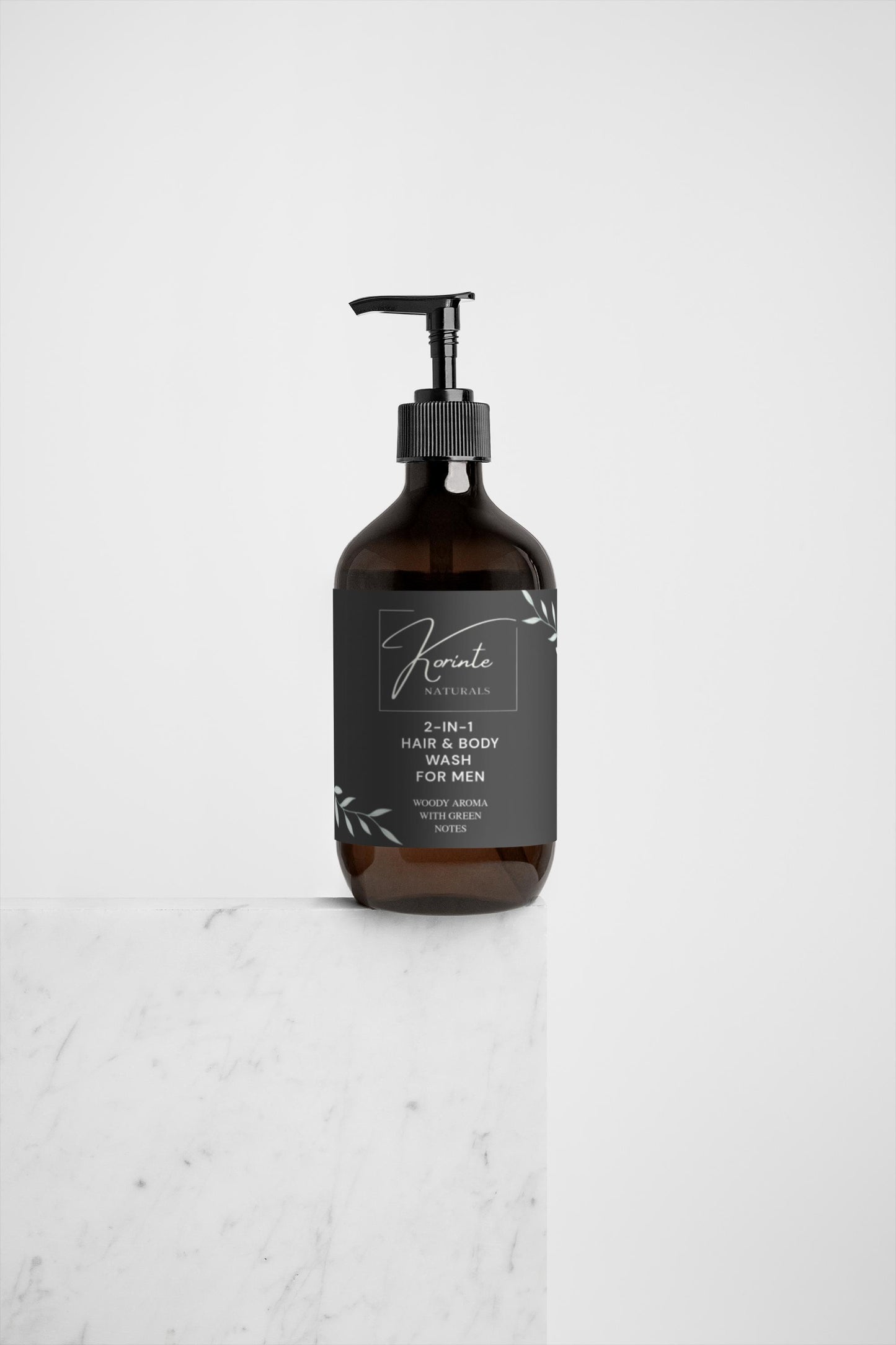 2-in-1 Hair & Body Wash for men, 490 ml