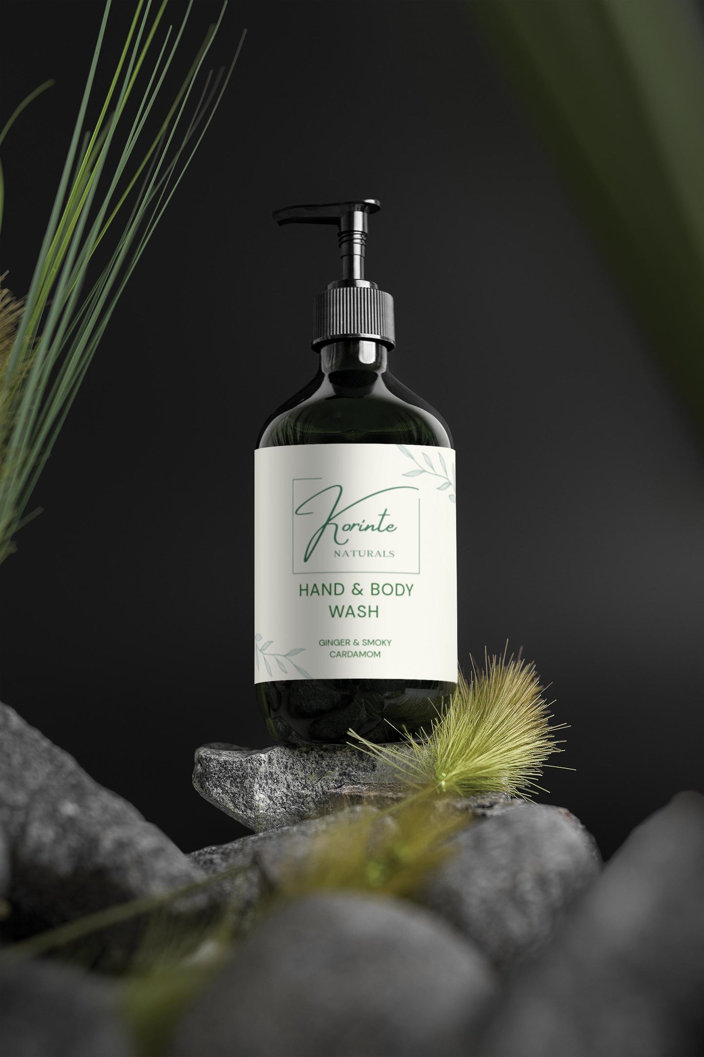 Hand & Body Wash, Ginger & Smoky Cardamom, 490 ml