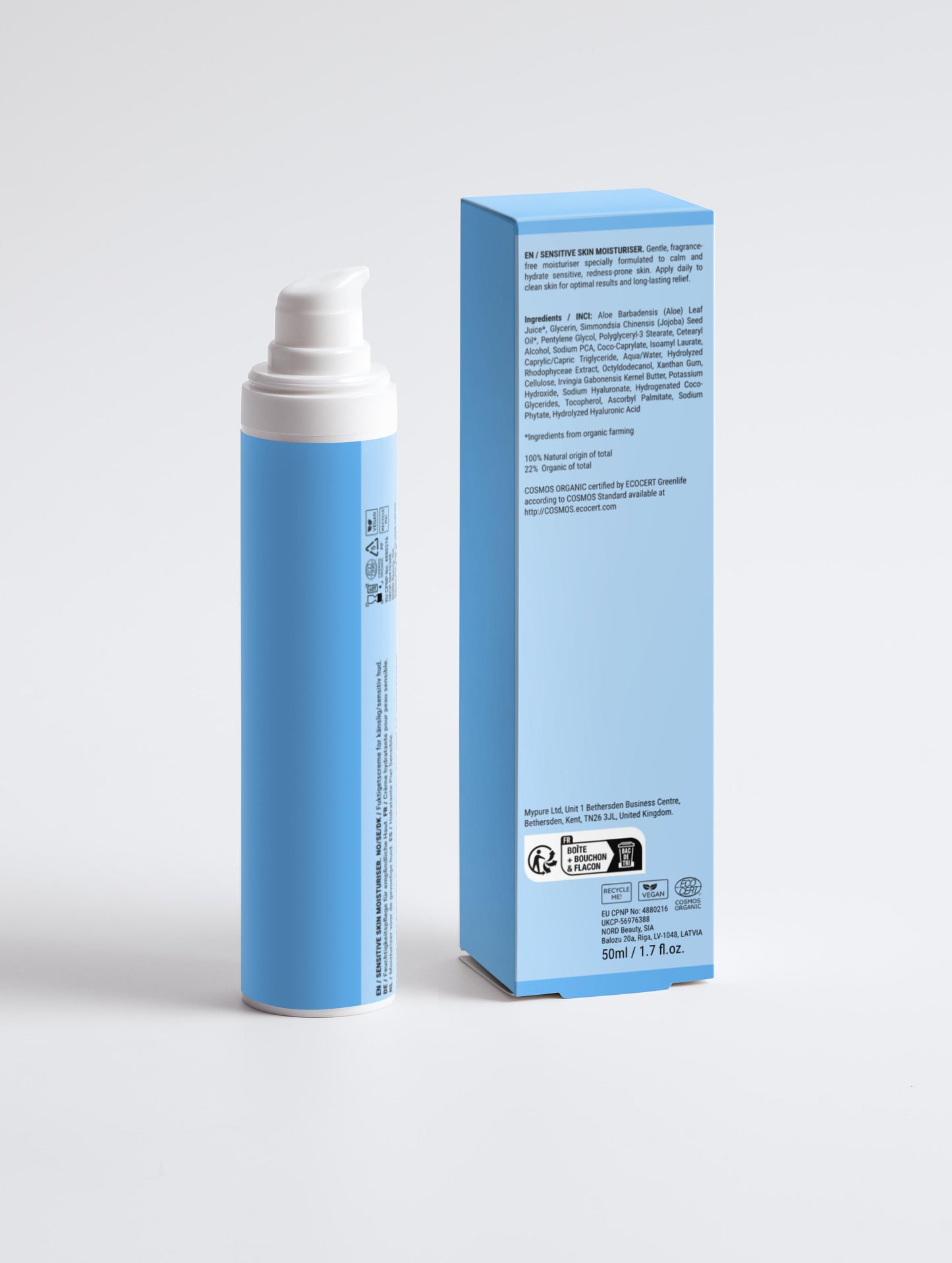 Sensitive Skin Moisturiser, 50 ml