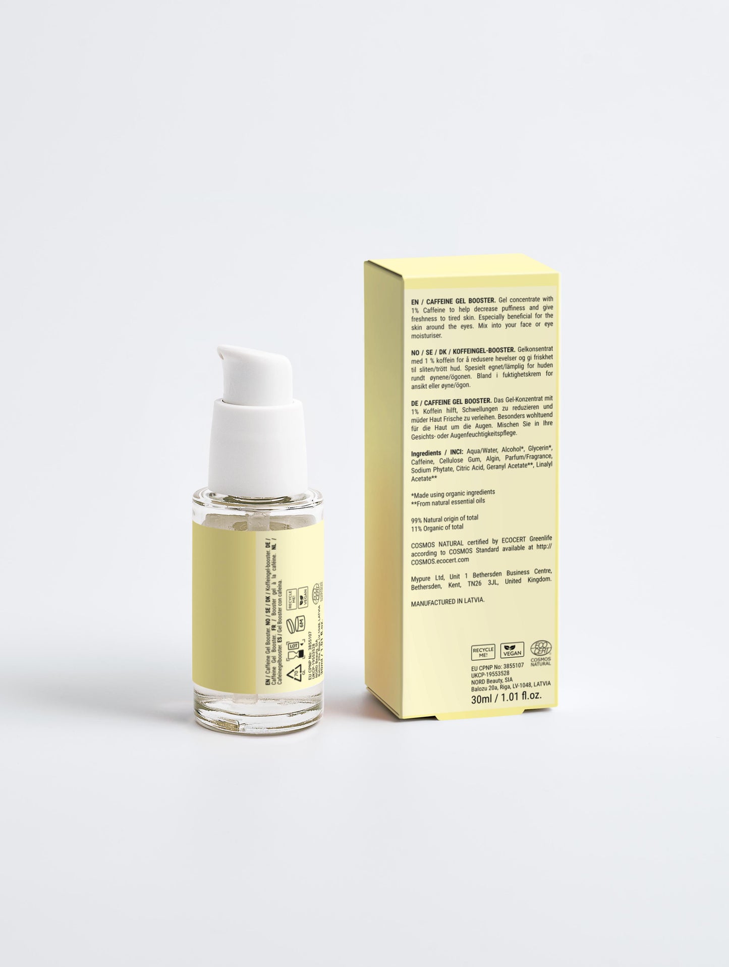 Caffeine Gel Booster, 30 ml