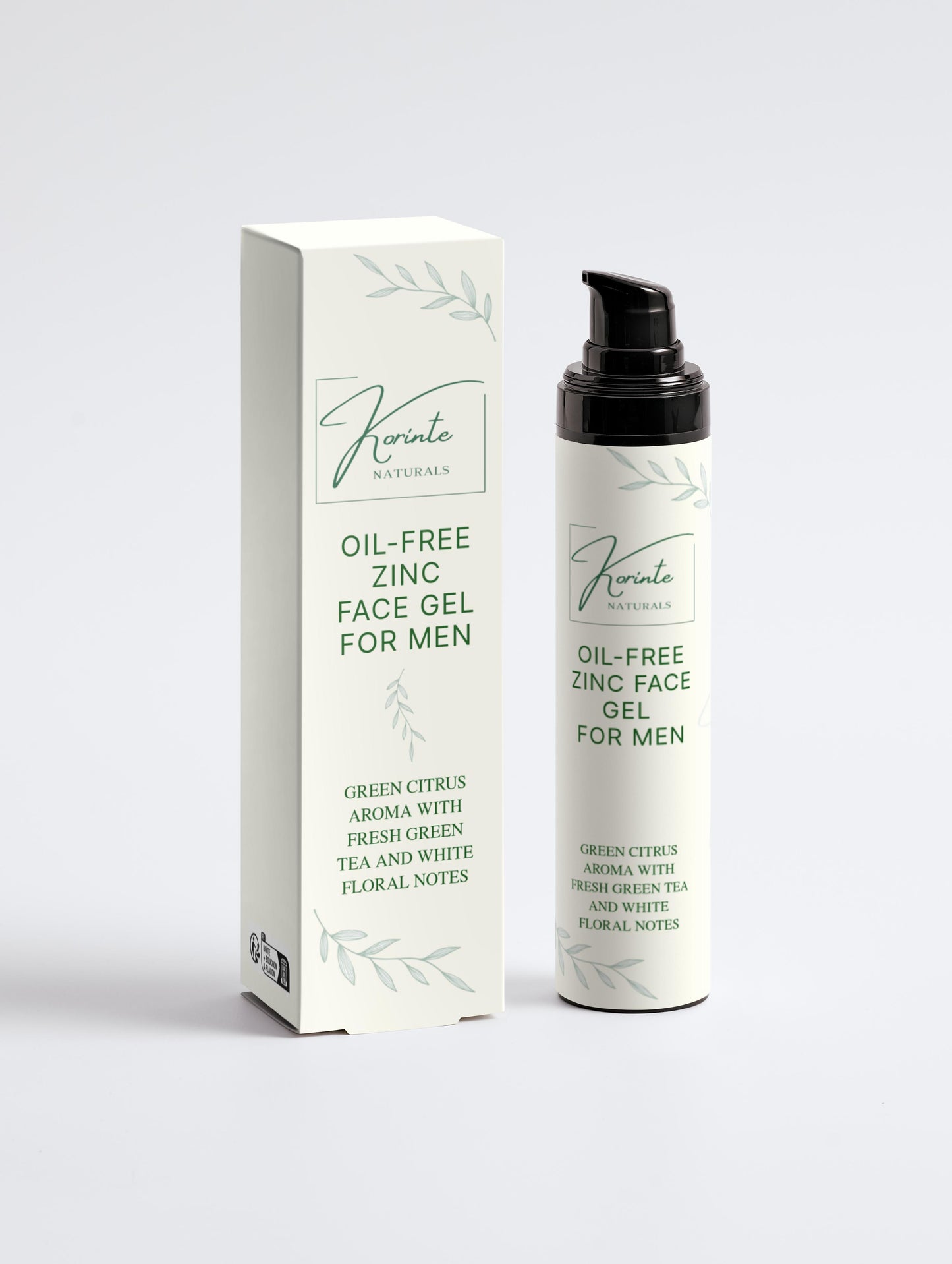 Oil-Free Zinc Face Gel for Men, 50 ml