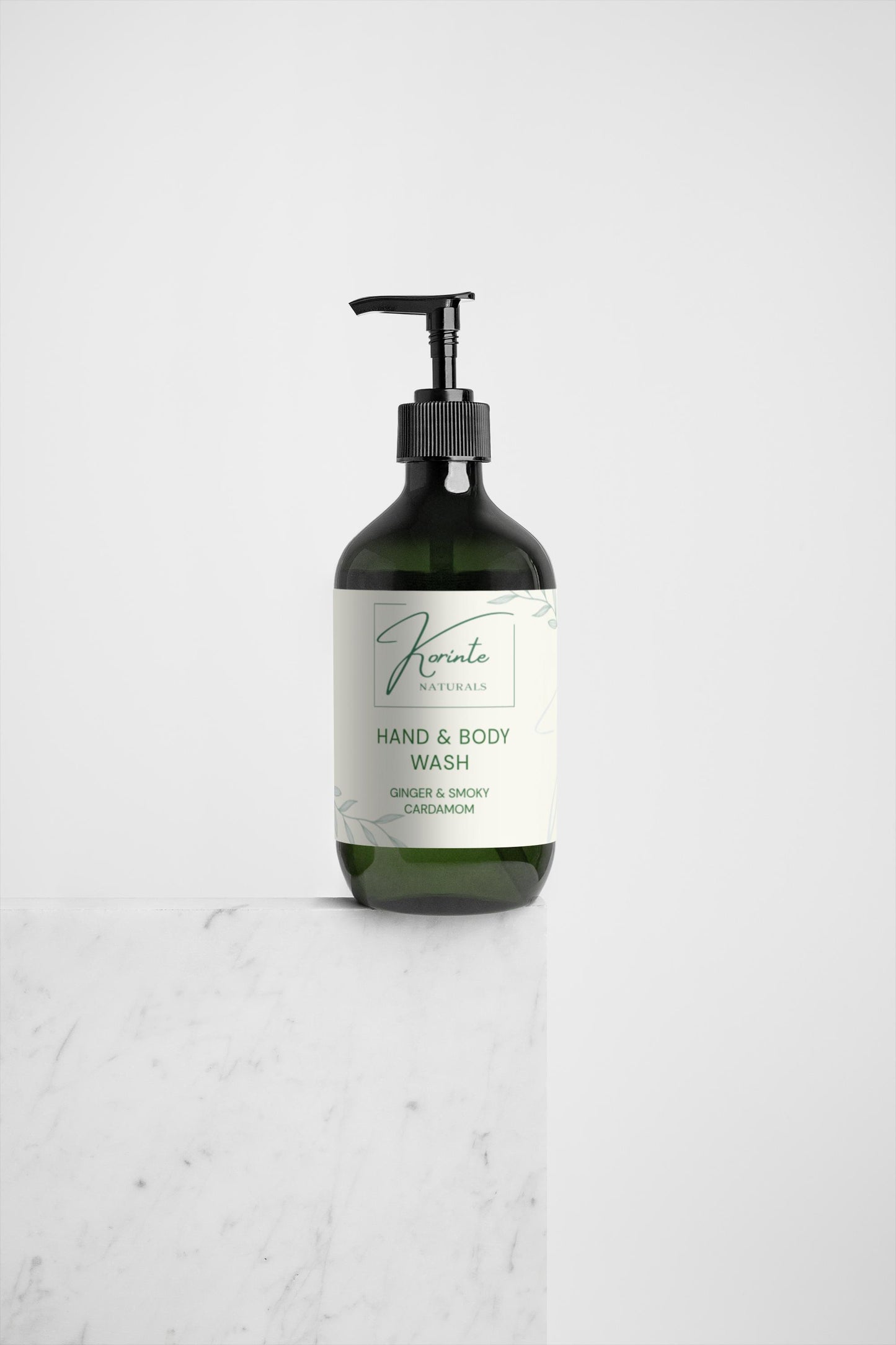 Hand & Body Wash, Ginger & Smoky Cardamom, 490 ml