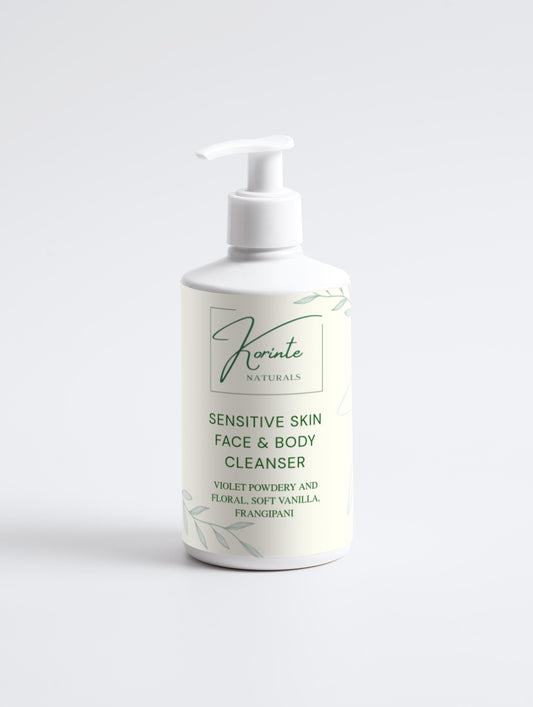 Sensitive Skin Face & Body Cleanser, 290 ml