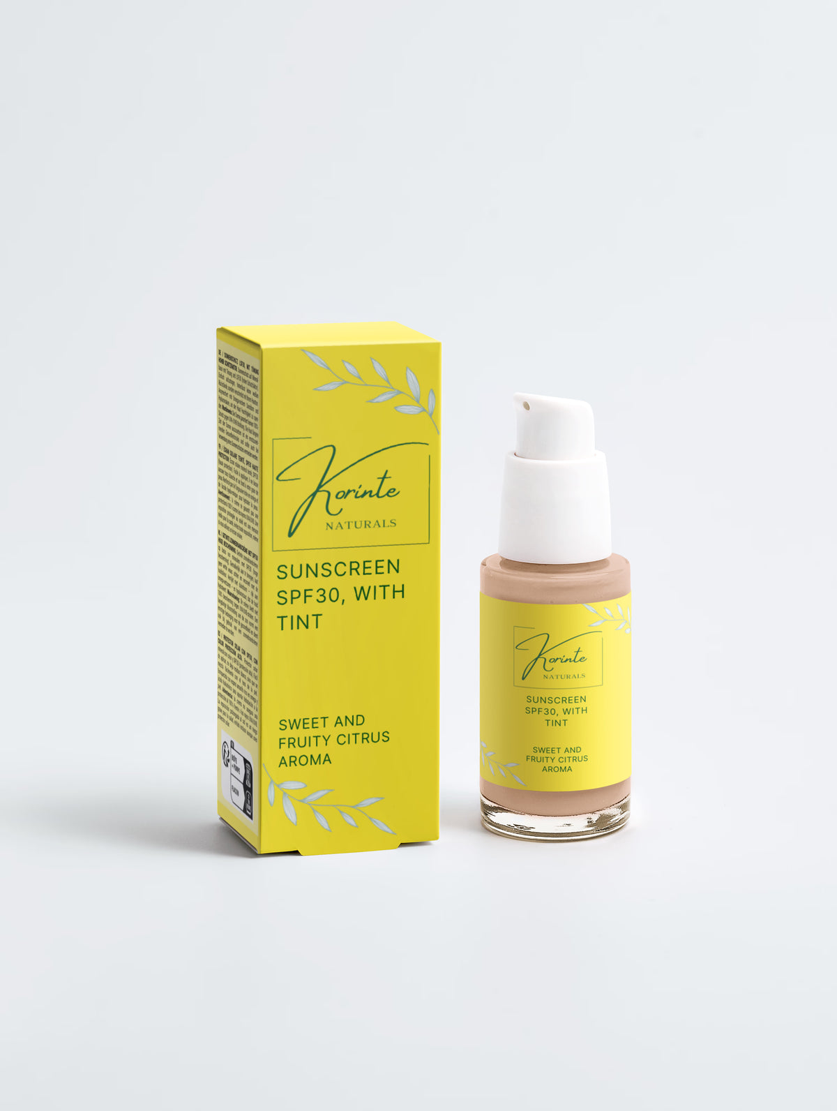 Sunscreen SPF30, with tint, 30 ml