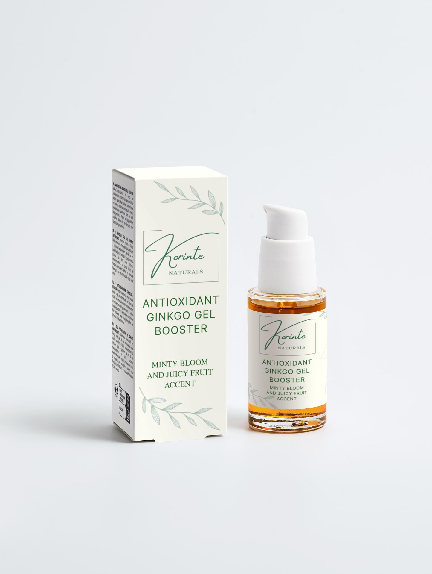 Antioxidant Ginkgo Gel Booster, 30 ml