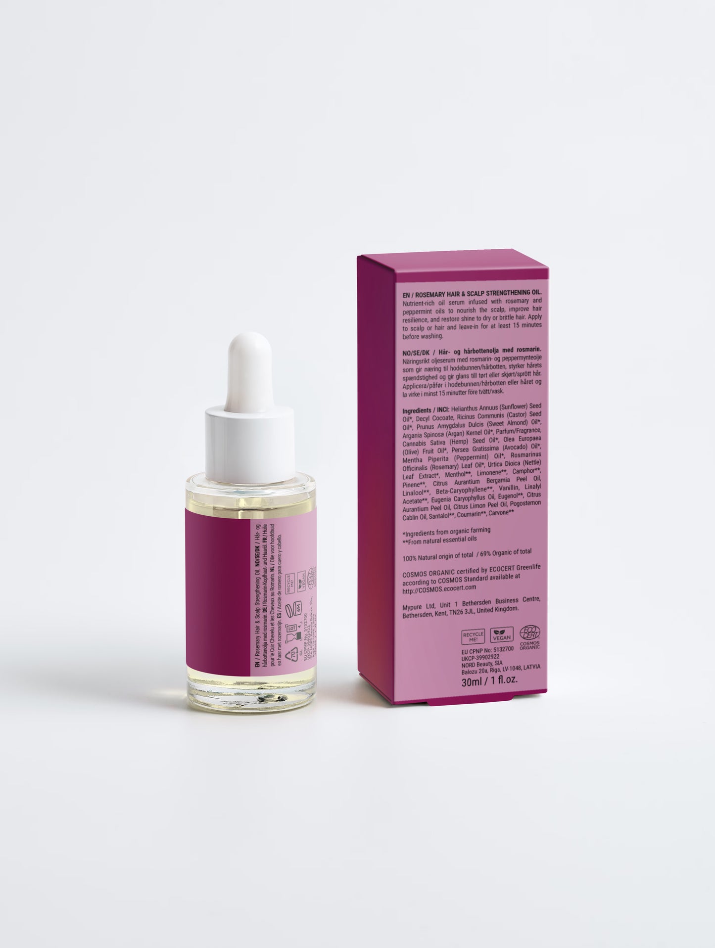 Rosemary Hair & Scalp Strengthening Oil, 30 ml