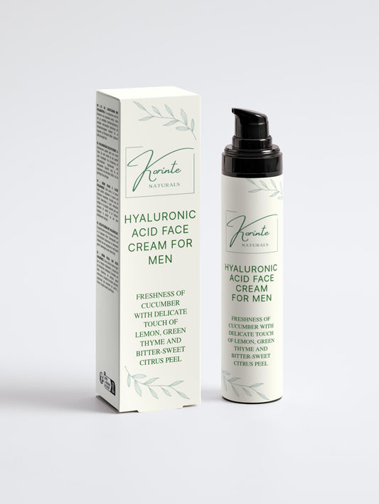 Hyaluronic Acid Face Cream for Men, 50 ml