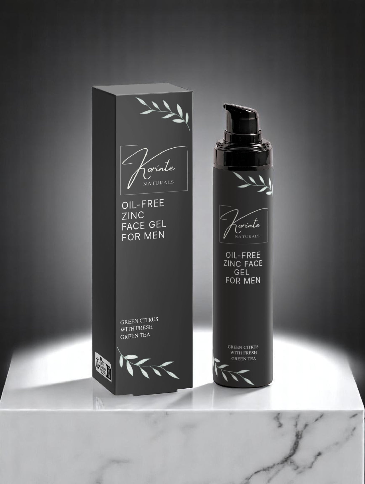 Oil-Free Zinc Face Gel for Men, 50 ml